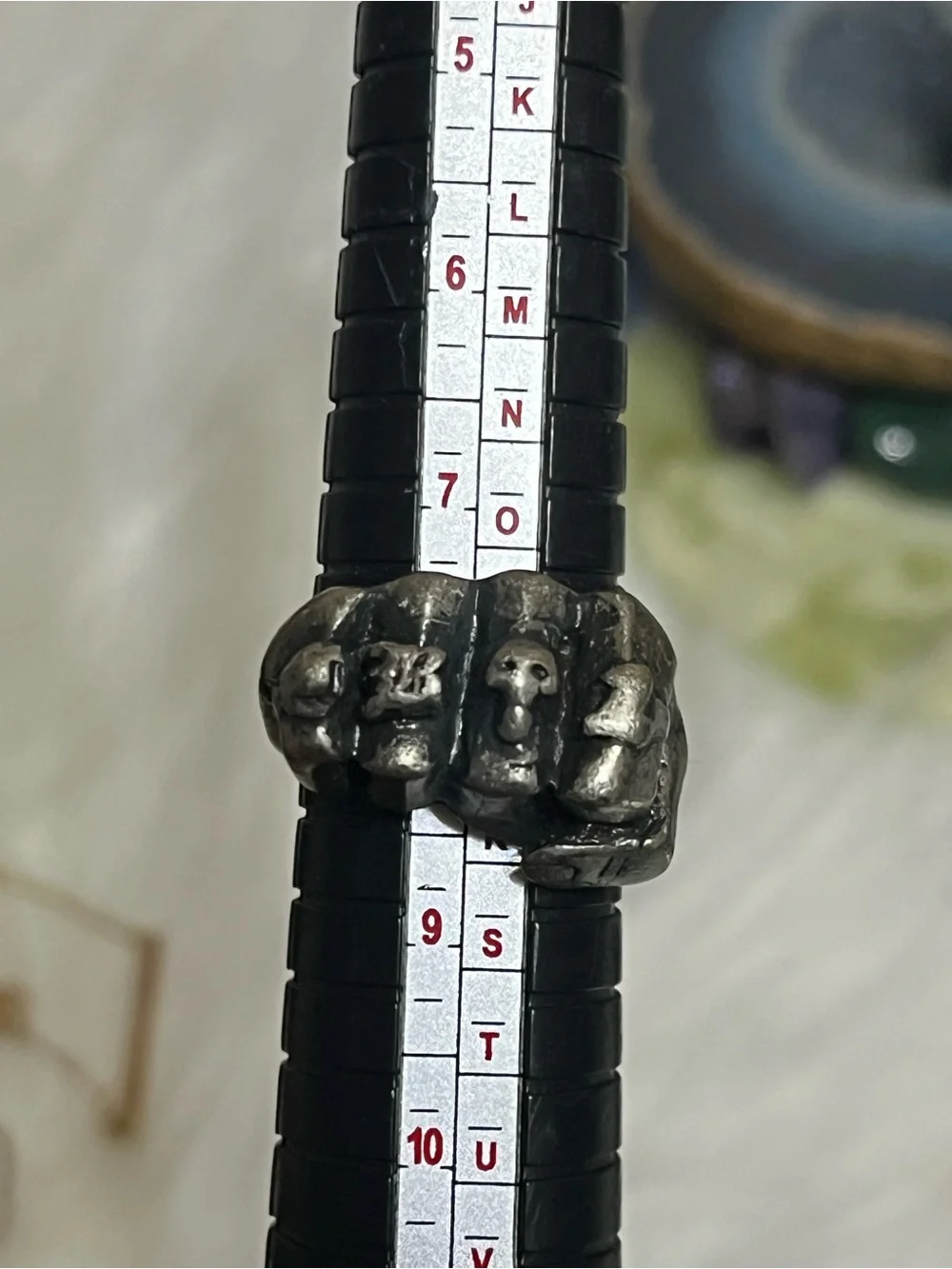 Biker Style Fist Ring